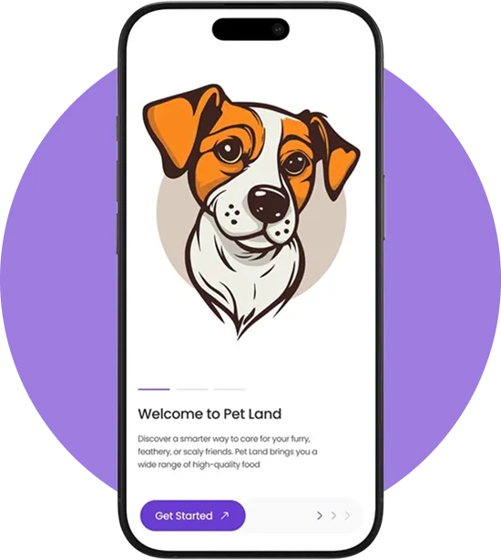 Pet Land welcome screen